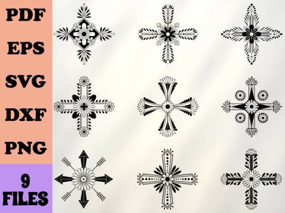 Christian Floral Cross SVG Review