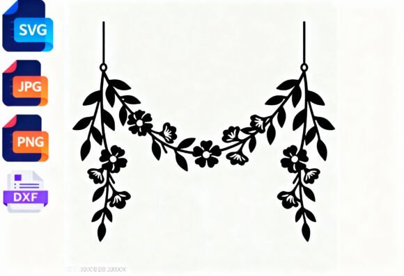 Floral Garland SVG Cut File Review