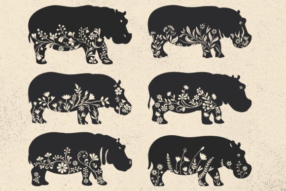 Floral Hippo SVG Review