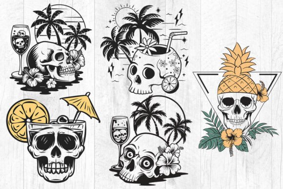 Summer Skull SVG File Review